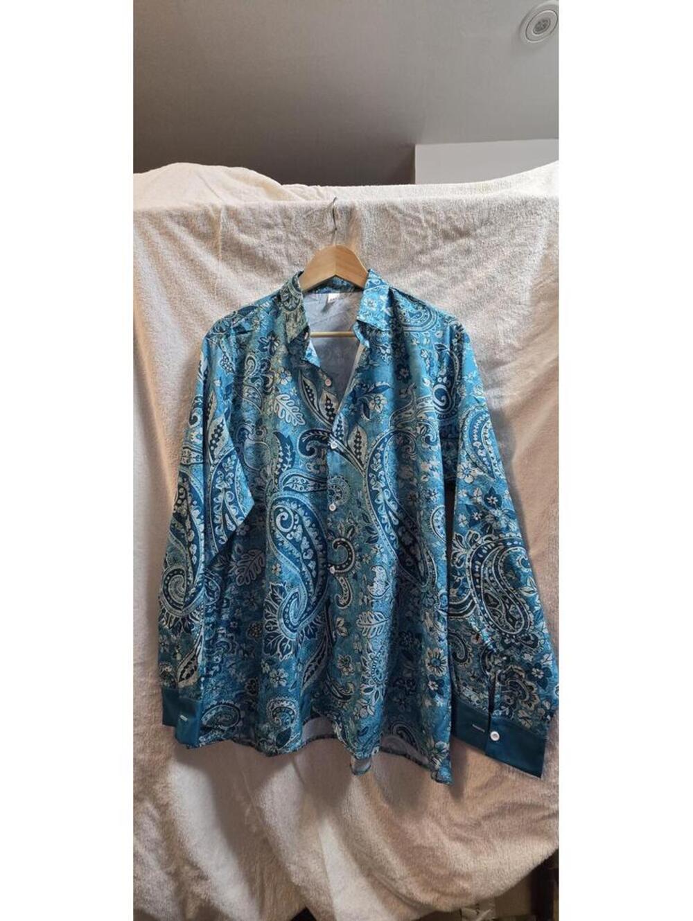 Gorgeous New Teal Paisley Women's Top